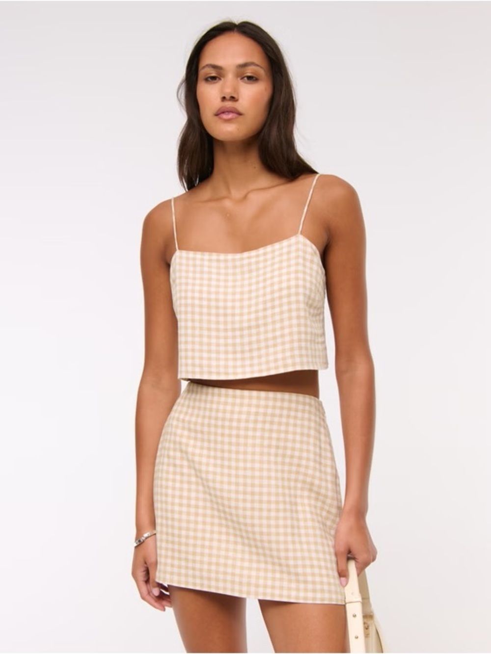 NWT A&F Scarlett Linen-Blend Mini Skort